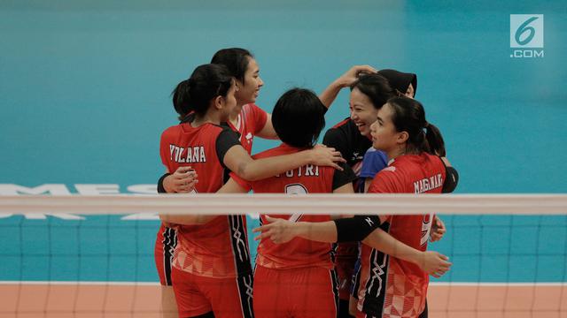 Kalah dari Thailand, Tim Voli Putri Indonesia Harus Puas dengan Medali Perak