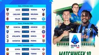 Jadwal live streaming Liga Italia 2024/25 pada matchweek ke 10 di Vidio. (sum. doc. vidio.com)