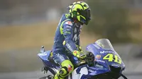 Pembalap Movistar Yamaha, Valentino Rossi. (Twitter/Yamaha MotoGP)