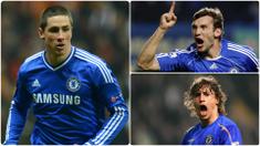 Sejumlah pemain bintang pernah menjejakan kariernya bersama Chelsea di Premier League. Namun tidak sedikit pemain bintang justru malah gagal bersinar setelah bergabung dengan skuat The Blues. Berikut pemain yang gagal bersinar saat berseragam Chelsea. (kolase foto AFP)