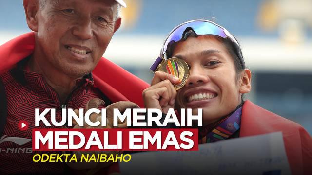 Berita video pelari maraton Indonesia, Odekta Naibaho, mengungkapkan kunci keberhasilannya bisa meraih medali emas di cabang olahraga atletik SEA Games 2021, Kamis (19/5/2022).