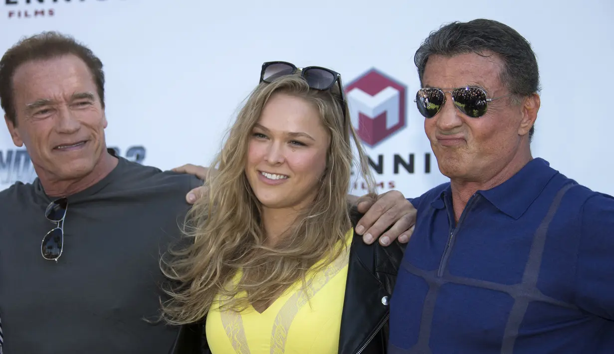 Ronda tertarik untuk terjun di seni peran dengan membintangi film The Expendables 3 (2014). Tahun berikutnya, Ronda kembali berkesempatan hadir di film blockbuster, Fast and Furious 7 dan Entourage. (Bintang/EPA)