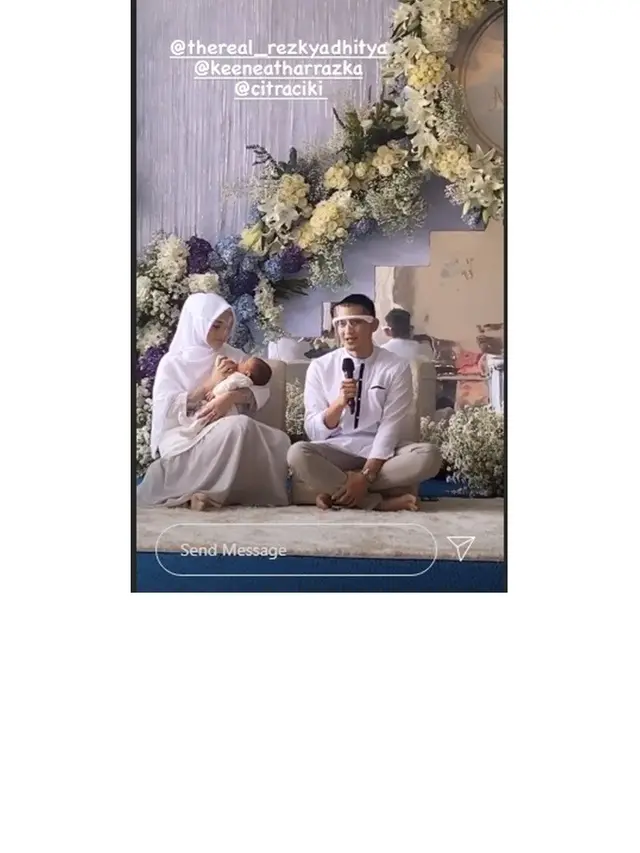 Dekorasi Mewah, Ini 7 Momen Akikah Anak Citra Kirana dan Rezky Adhitya