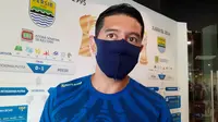 Gelandang Persib Bandung, Esteban Vizcarra. (Bola.com/Erwin Snaz)