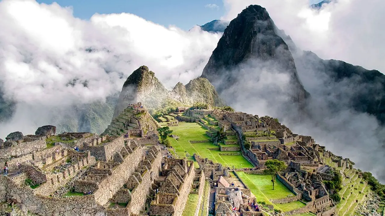 The ancient city of Machu Picchu, Peru