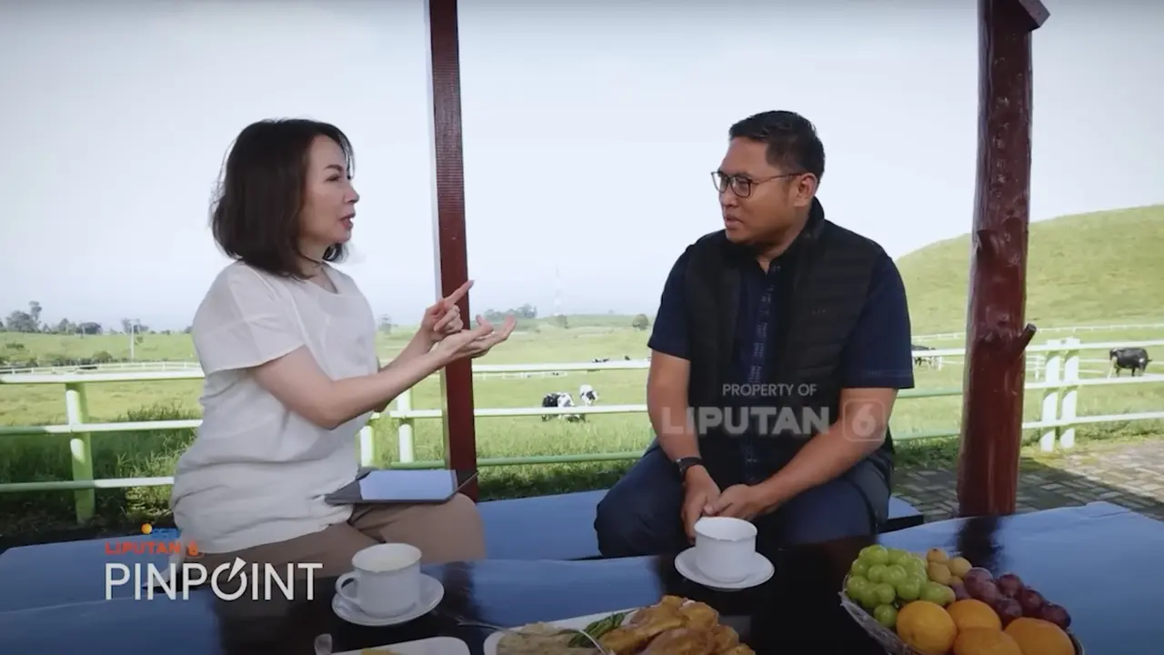Wakil Menteri Pertanian Sudaryono wawancara dengan SCTV