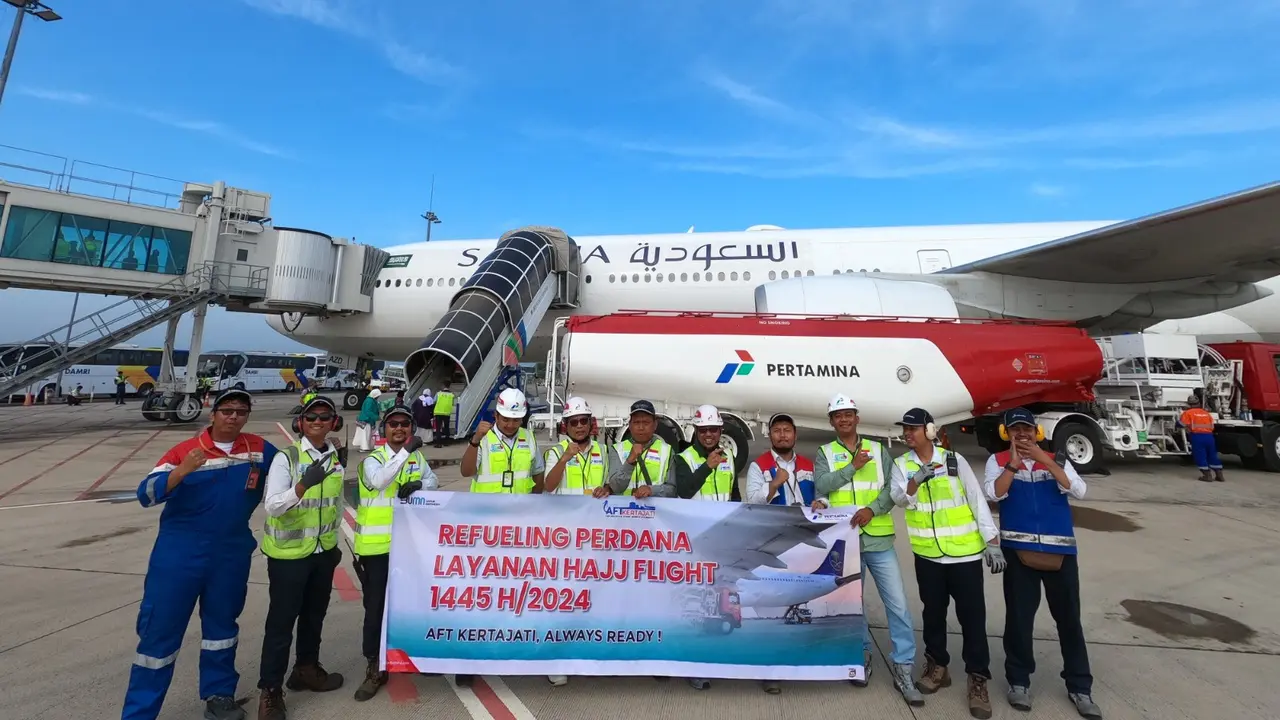Pemberangkatan Jemaah Haji 2024 Dimulai, Pertamina Patra Niaga Pastikan Stok Avtur Aman
