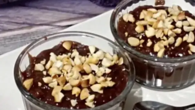 Resep puding nasi cokelat. (dok. Cookpad @O2_Kitchen)