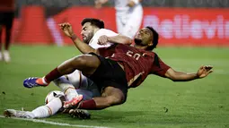 Belgia tampil tangguh untuk mengalahkan Montenegro dengan skor meyakinkan 2-0. (Kenzo TRIBOUILLARD / Belga / AFP)