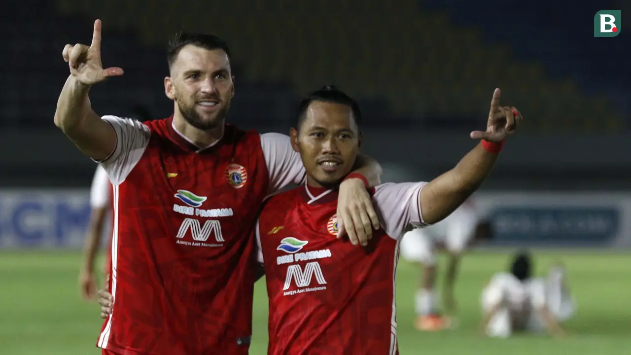 FOTO: Super Dramatis, Persija Singkirkan PSM 4-3 Lewat Adu Penalti - Marko Simic; Toni Sucipto