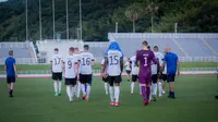Timnas Jerman melakukan walk out setelah satu pemainnya mendapatkan pelecehan rasialisme. (Twitter/@DFB_Team_EN)