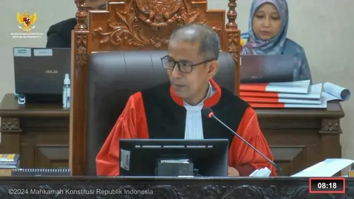Hakim Mahkamah Konstitusi (MK), Saldi Isra.