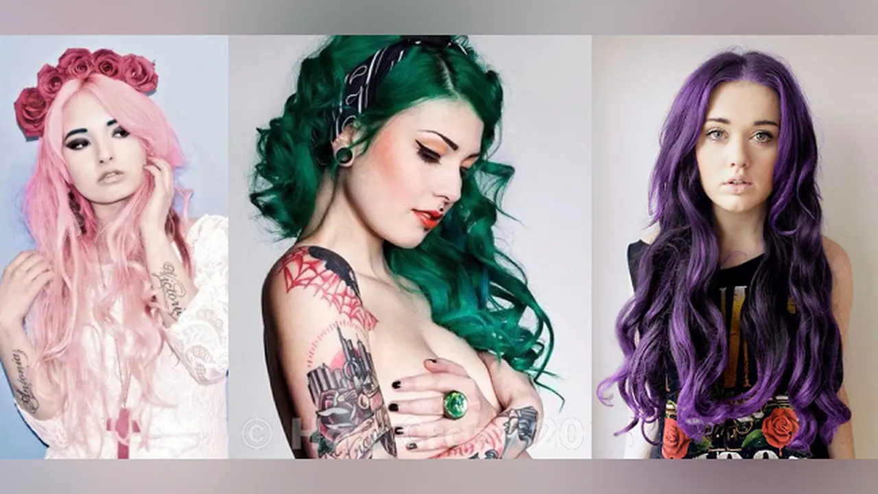 Warna Rambut Unnatural