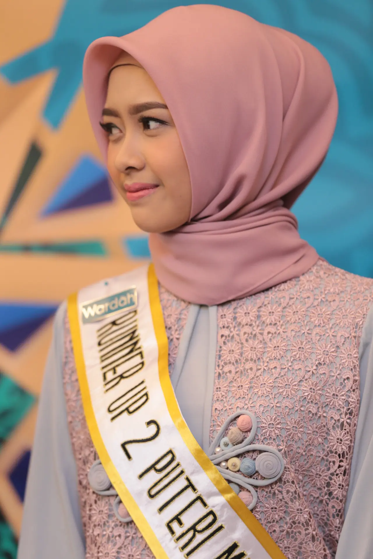 Salsabella Kanzu, runner up kedua Puteri Muslimah Indonesia 2017. (Adrian Putra/Bintang.com)