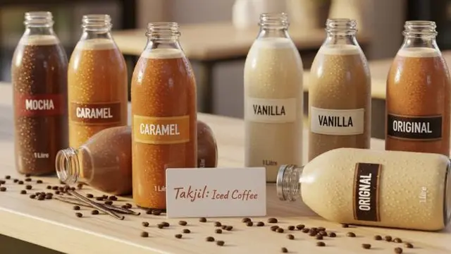 Ilustrasi Ide Jualan Kopi Literan untuk Takjil/Gemini AI