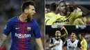 Berikut ini deretan top scorer La Liga Spanyol 2017/2018 hingga pekan kesembilan. (Kolase foto-foto dari AFP)