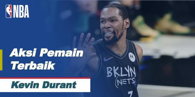 VIDEO: Bintang Brooklyn Nets, Kevin Durant Cetak 49 Poin di NBA Playoffs Hari Ini