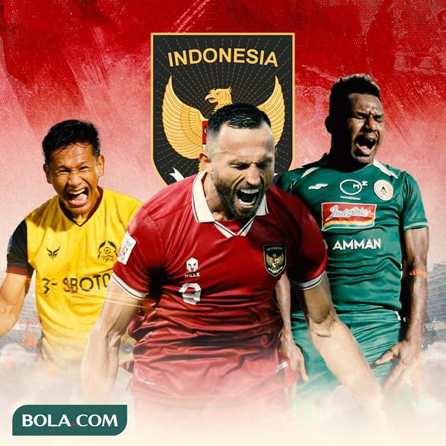 Timnas Indonesia - Yandi Sofyan, Ilija Spasojevic, Ricky Cawor