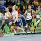 Liam (dua dari kanan) meraih medali perak dalam nomor lari sprinter 100 meter T44 di Paralimpiade Rio 2016. (REUTERS/Ricardo Moraes)