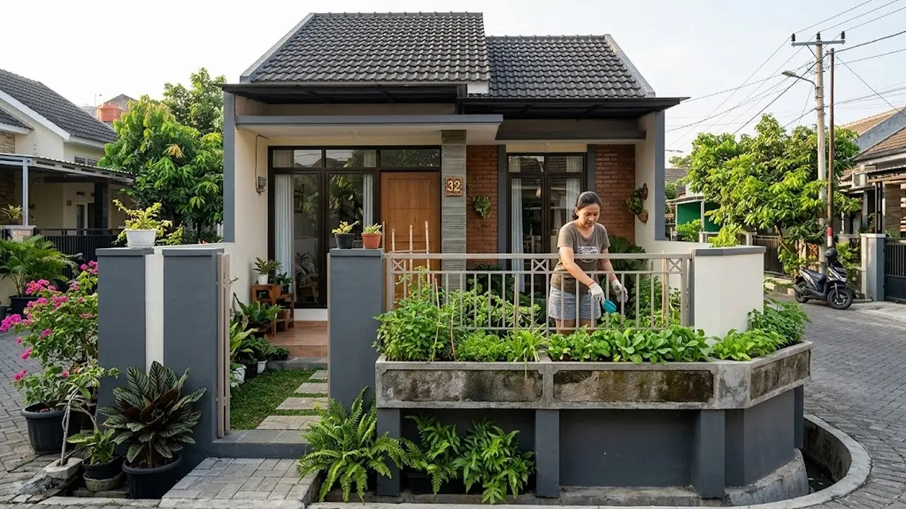 Desain Rumah dengan Taman Mini di Lahan Terbatas