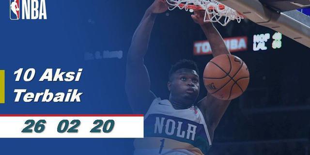 VIDEO: 10 Aksi Terbaik NBA 26 Februari 2020