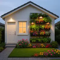 Model Taman Depan Rumah Kecil Ukuran 6x9/AI