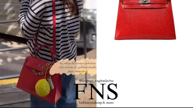 Potret Koleksi Tas Hermes Nagita Slavina. (instagram/fanpage_nagitaslavina)
