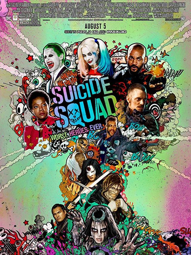 Poster film Suicide Squad. (Foto: Dok. Warner Bros.)