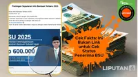 Cek Fakta: Tidak Benar Ini Link untuk Cek Status Penerima BSU