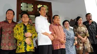 Koalisi Indonesia Hebat (KIH)berkumpul di rumah Ketua Umum PDIP Megawati Soekarnoputri, Jakarta, (5/10/14). (Liputan6.com/Faisal R Syam)