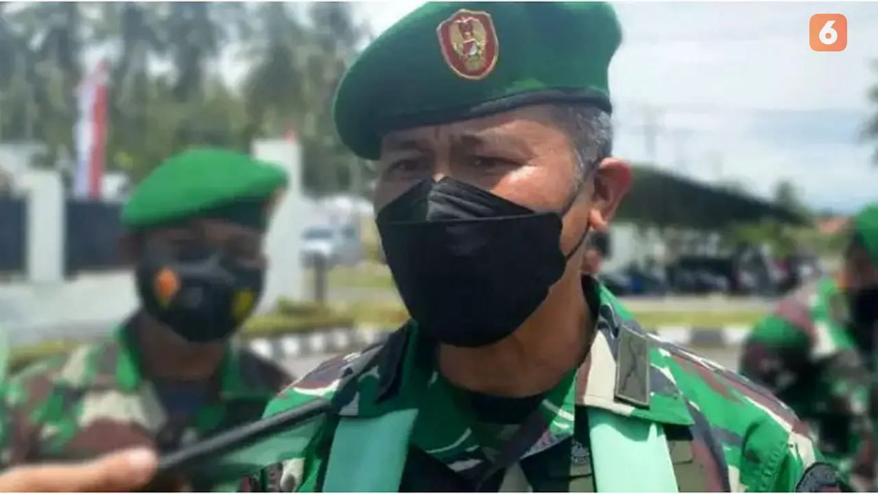 Komandan Korem (Danrem) 133 Nani Wartabone Brigjen TNI Amrin Ibrahim. Foto: Gopos.id (Arf/Liputan6.com)