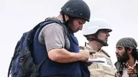 Steven Sotloff saat bertugas di Libia pada 2011. (BBC)