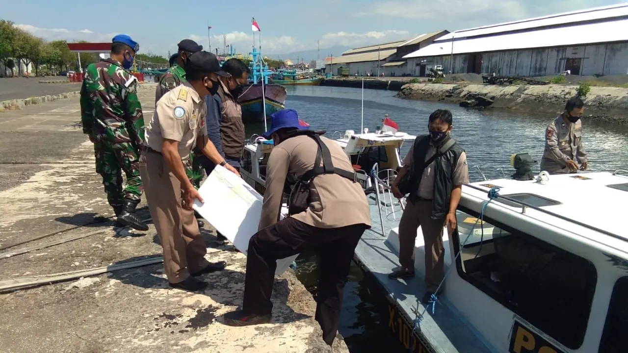 KKP menyita sebanyak 38.252 ekor BBL di Bandara Juanda, Surabaya. (Dok KKP)