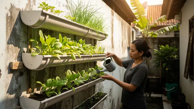 Ide Kebun Vertikal Low Budget untuk Ibu Rumah Tangga