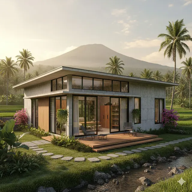 Model Rumah Modern yang Sederhana tapi Nyaman di Desa