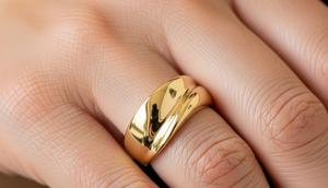 Desain Cincin Emas yang Mudah Dijual Kembali (AI)