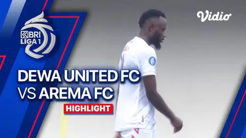VIDEO: Dewa United Menang Tipis 1-0 atas Arema FC Berkat Gol Tunggal Alex Martins