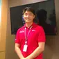 Asisten Project Manager LG Electronics Indonesia, Jae Hyoung Lee dalam sesi sneak peak LG G6 dengan awak media, di Jakarta Jumat (7/4/2017). (Liputan6.com/M Wahyu Hidayat)