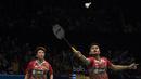 Keberhasilan ini memutus kutukan Tontowi Ahmad/Liliyana Natsir yang dari enam kali keikutsertaannya di Indonesia Open belum pernah juara. (Bola.com/Vitalis Yogi Trisna)