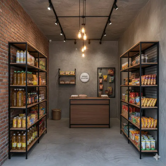 Desain Warung Sembako