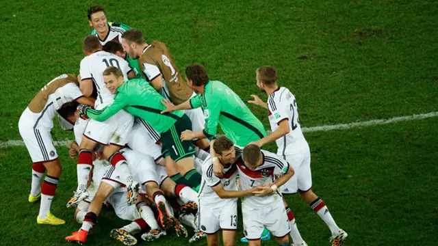 Juara Piala Dunia, Jerman Berpesta