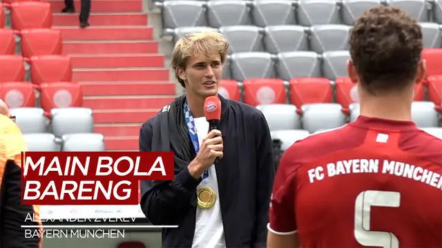 VIDEO: Usai Raih Medali Emas di Olimpiade Tokyo 2020, Petenis Alexander Zverev Diajak Main di Bayern Munchen