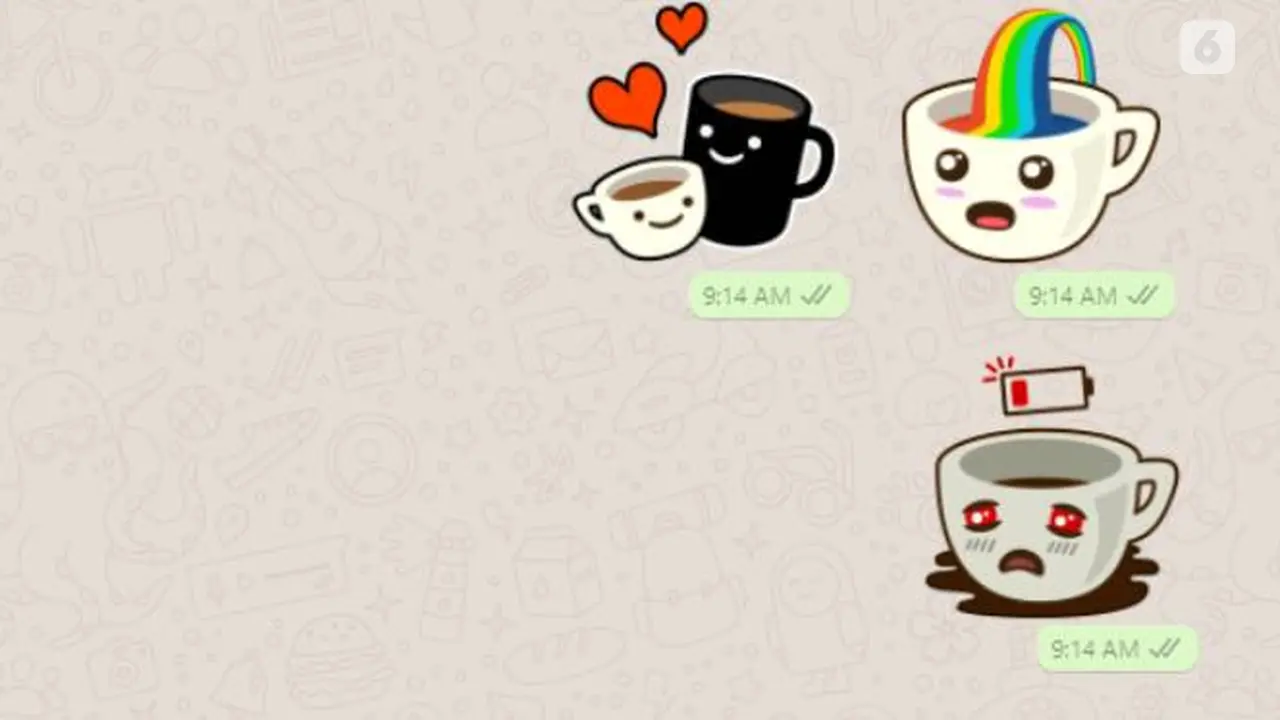 Sticker Group di WhatsApp Web