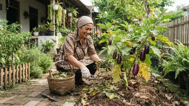 Cara Mencegah Buah Terong Berlubang Sebelum Dipanen
