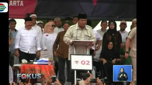 Dengan berapi-api Prabowo menyinggung ketimpangan bangsa oleh para elit politik yang tidak bertanggung jawab hingga kekayaan negara yang dirampok.