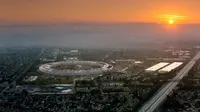 Pemandangan Apple Park dari aerial view. (Foto: Apple Insider)