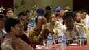 Suasana acara Kongres V Ikatan Jurnalis Televisi Indonesia, di Jakarta, Jumat (20/1). Acara tersebut mengambil tema "Stop Impunitas Pelaku Kekerasan Terhadap Jurnalis". (Liputan6.com/Johan Tallo)