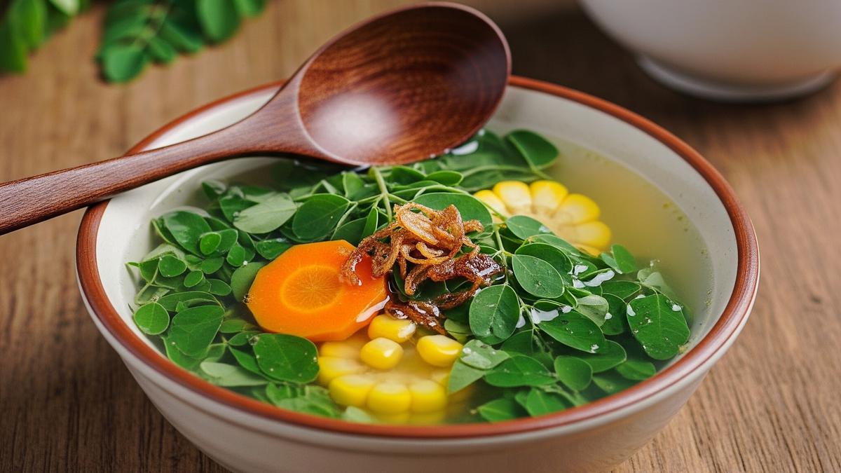 Resep Sayur Bening Daun Kelor, Superfood Kaya Nutrisi untuk Keluarga Sehat