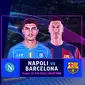 Link Streaming Napoli vs Barcelona , Kamis, 22 Februari 2024. (Sumber: Dok. Vidio.com)