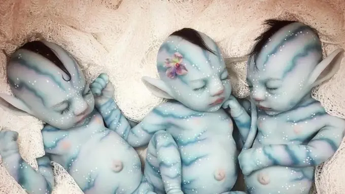 [Bintang] Jadi Viral, Bayi Avatar Ini Lucu atau Seram?